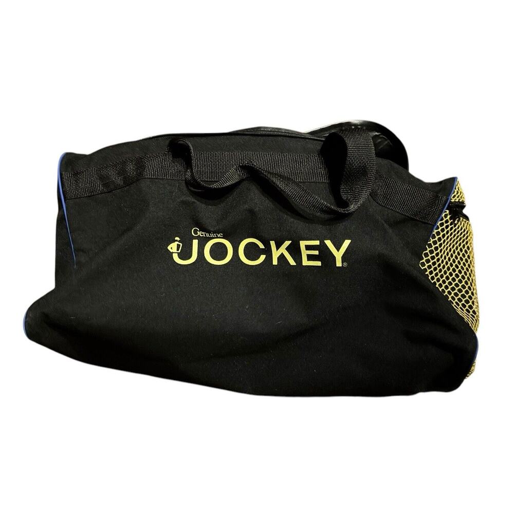 Jockey Duffel Bag VTG (?) Sports Tote Travel Flight Tourist Gym Fitness Exercise